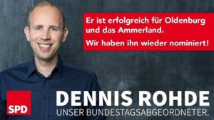 Dennis Rohde erneut zum Direktkandidaten der SPD für den